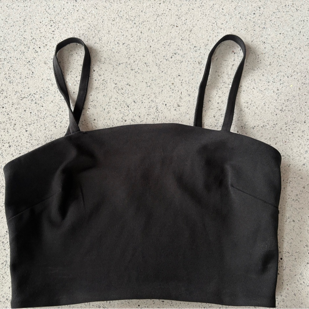 MATERIAL GIRL NWOT Black Bra Top w/Adjustable Straps - Size M